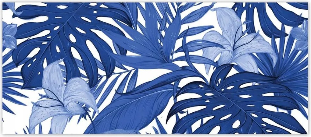 Fotótapéták 211x91 Classic Blue Monstera