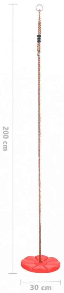 piros tányérhinta 200 cm