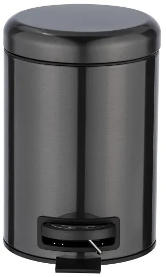 WENKO 24035100 - LEMAN kosár 17x25 cm rozsdamentes acél/fekete