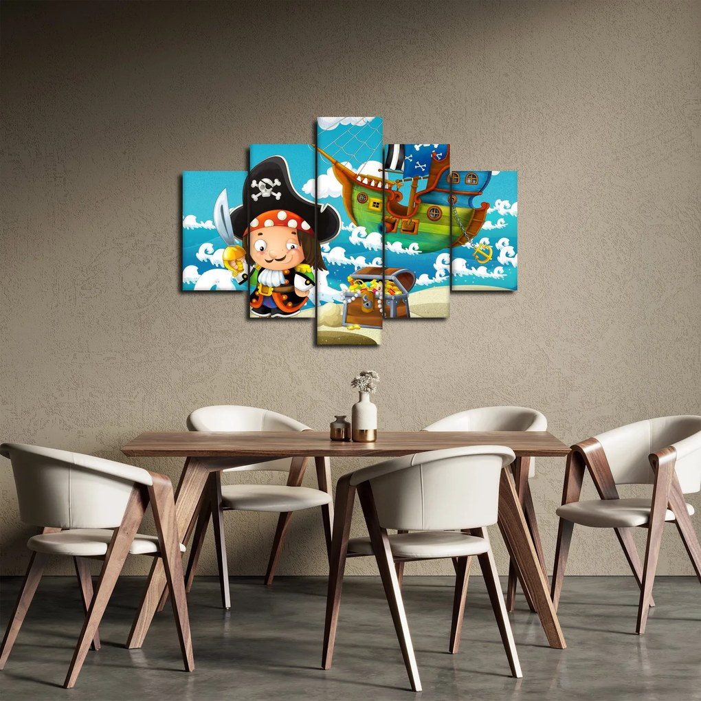 Kép - kalóz kincs (150x105 cm)