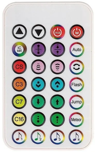 Rabalux 76014 - 2x LED RGB állítható asztali lámpa PACO LED/5W/5V