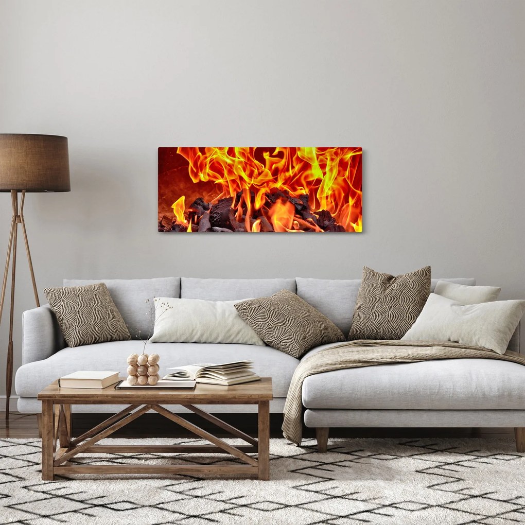 Az égő szén képe (120x50 cm)