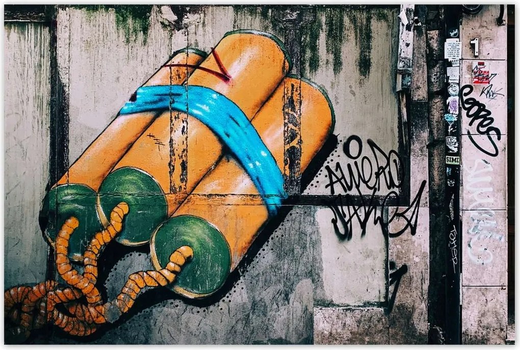Poszterek 120x80 Graffiti Utcaművészet
