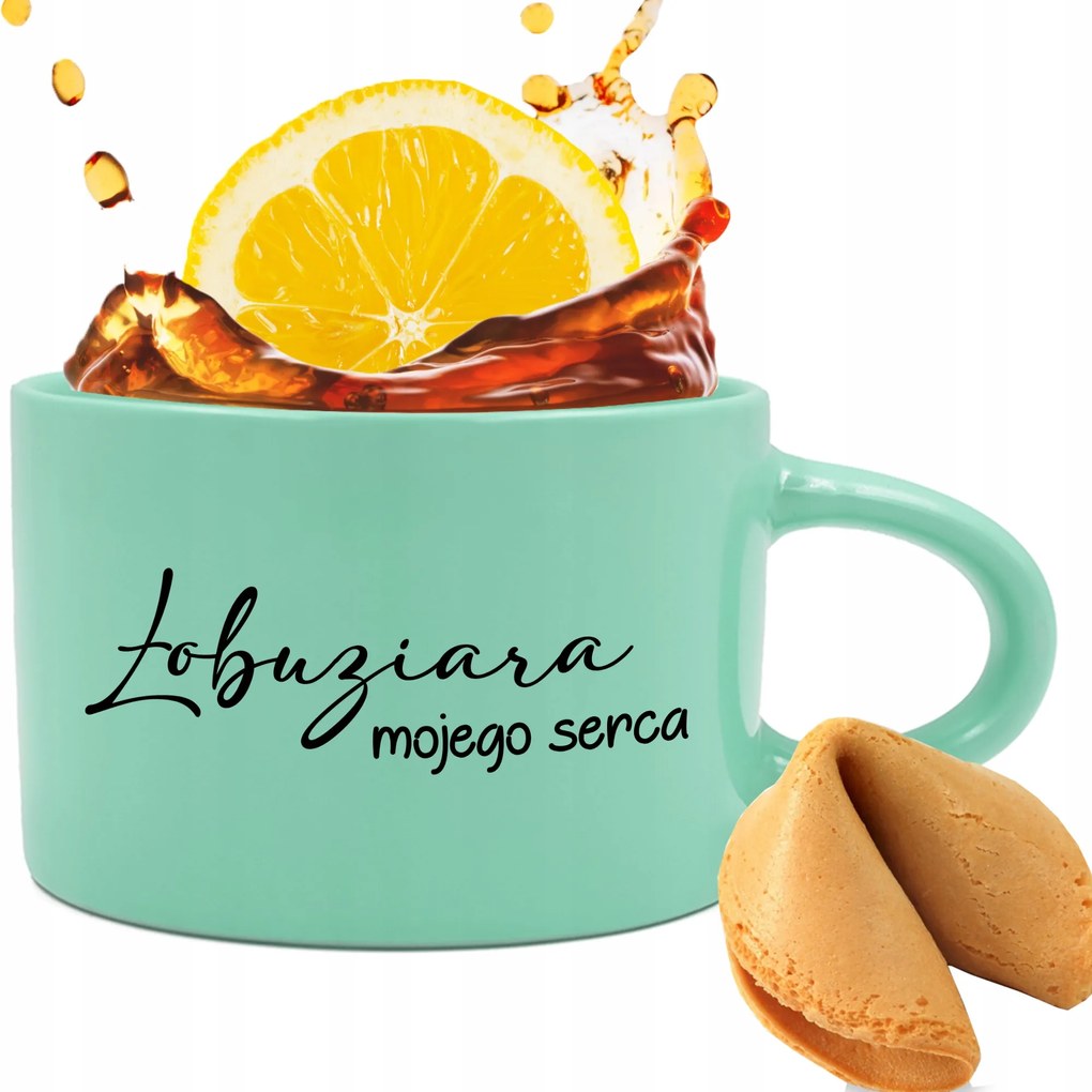 Menta bögre 200ml Ajándék Zsivány Párnak Jóslás keksz