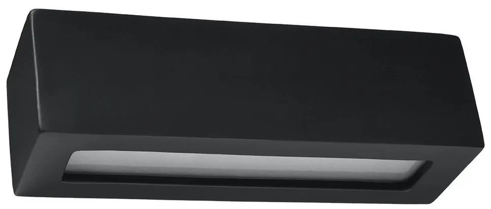 Fali lámpa VEGA 1xE27/60W/230V fekete