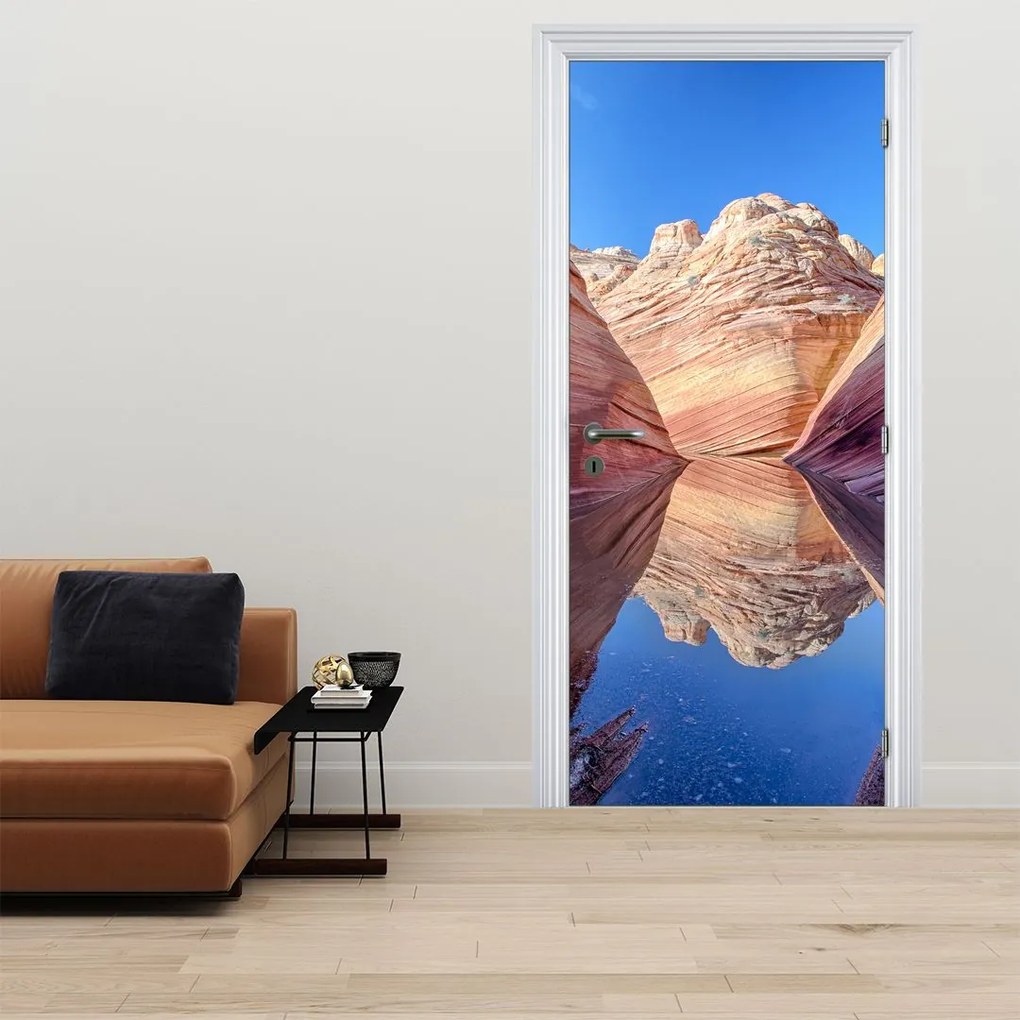 Fotótapéta ajtóra - Arizona hullámai (95x205cm)