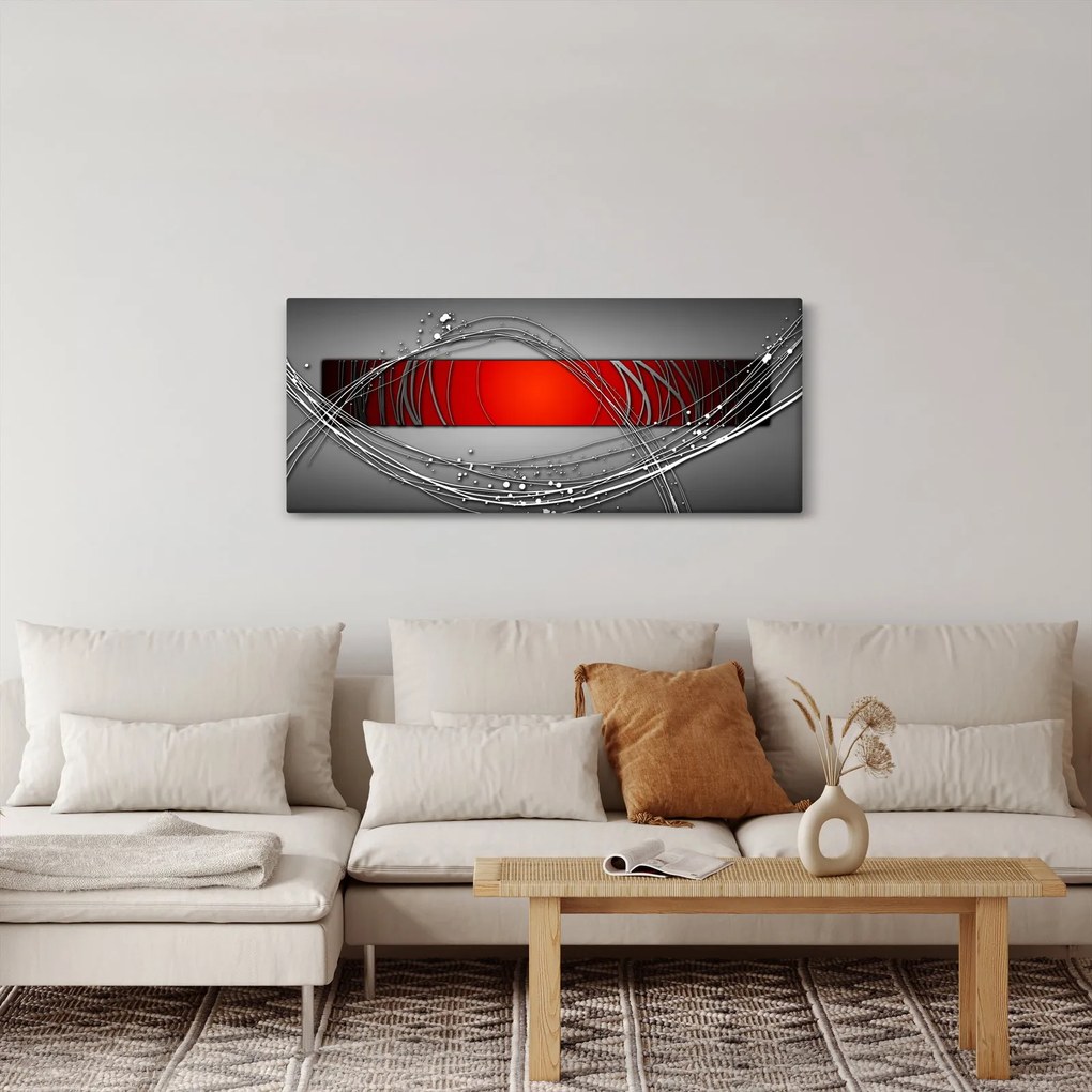 Absztrakt kép (120x50 cm)