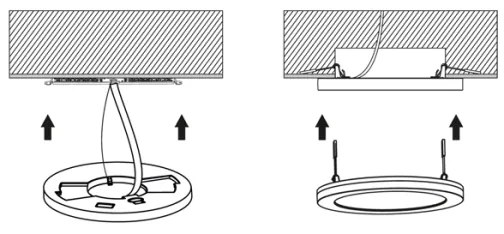 Ecolite WPCB2-24W/CR - LED Panel LEXA LED/12/18/24W/230V fekete