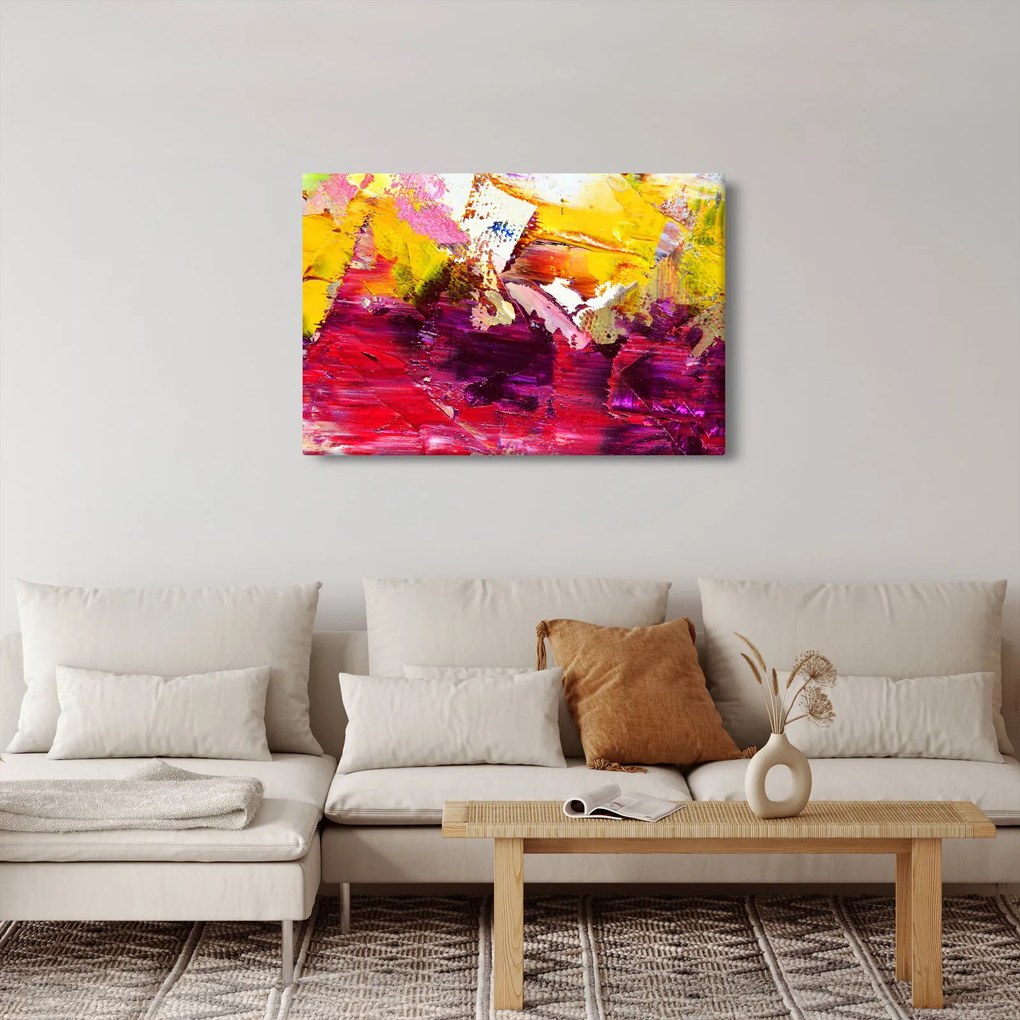 Absztrakció kép - festmény (90x60 cm)