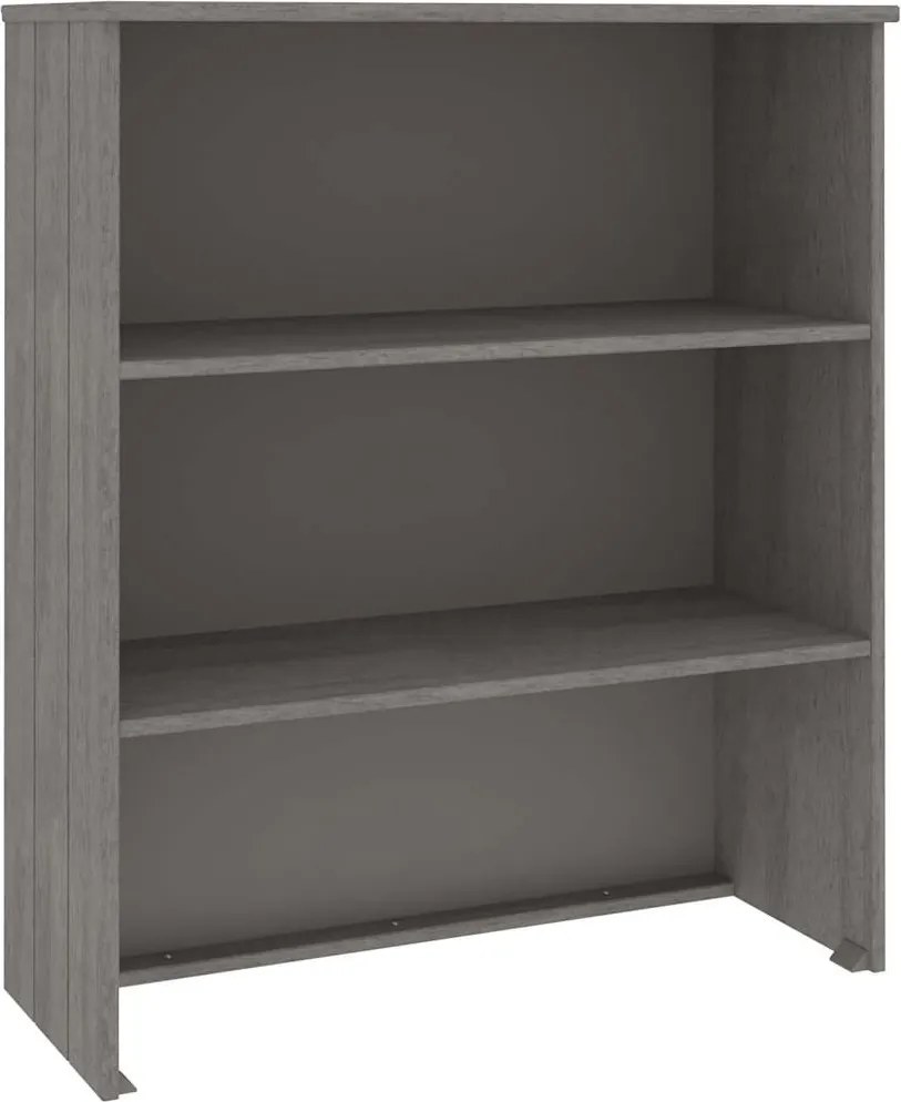 vidaXL HAMAR világosszürke tömör fenyőfa felső szekrény 85x35x100 cm
