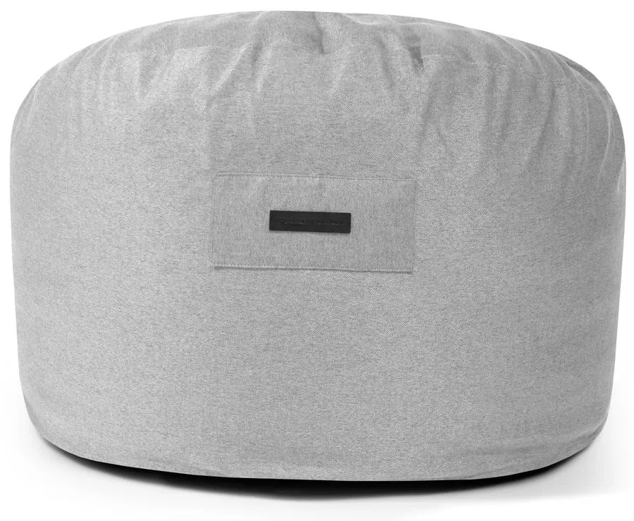 Világosszürke gyerek babzsákfotel Om 85 – SLOWDOWN