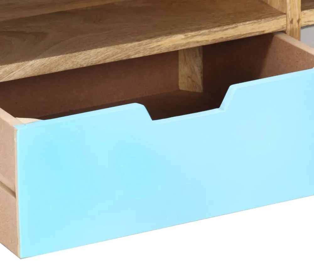 tömör mangófa TV-szekrény 110 x 35 x 48 cm