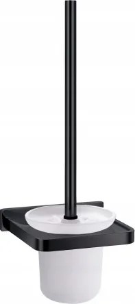 Függő Wc Kefe Üveg Sárgaréz Fekete