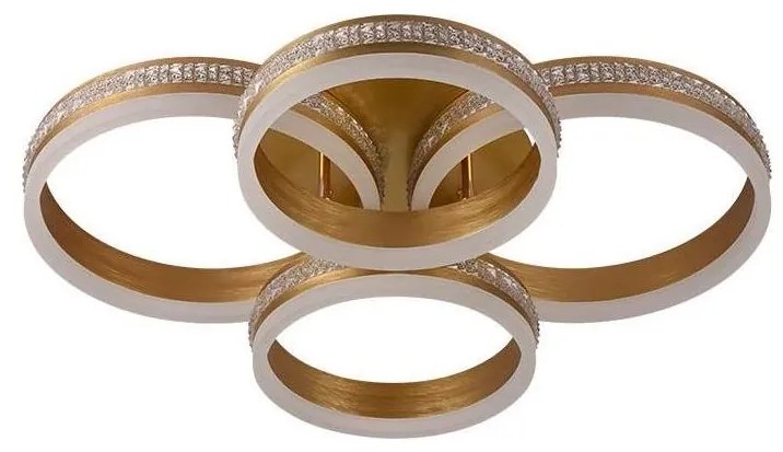 LED dimmelhető felületre szerelhető csillár LED/150W/230V 3000-6500K + távirányító