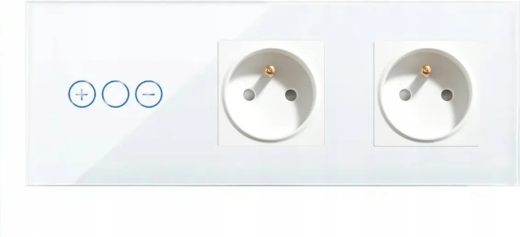 Érintőkapcsoló Fényerőszabályzó Dupla Aljzat