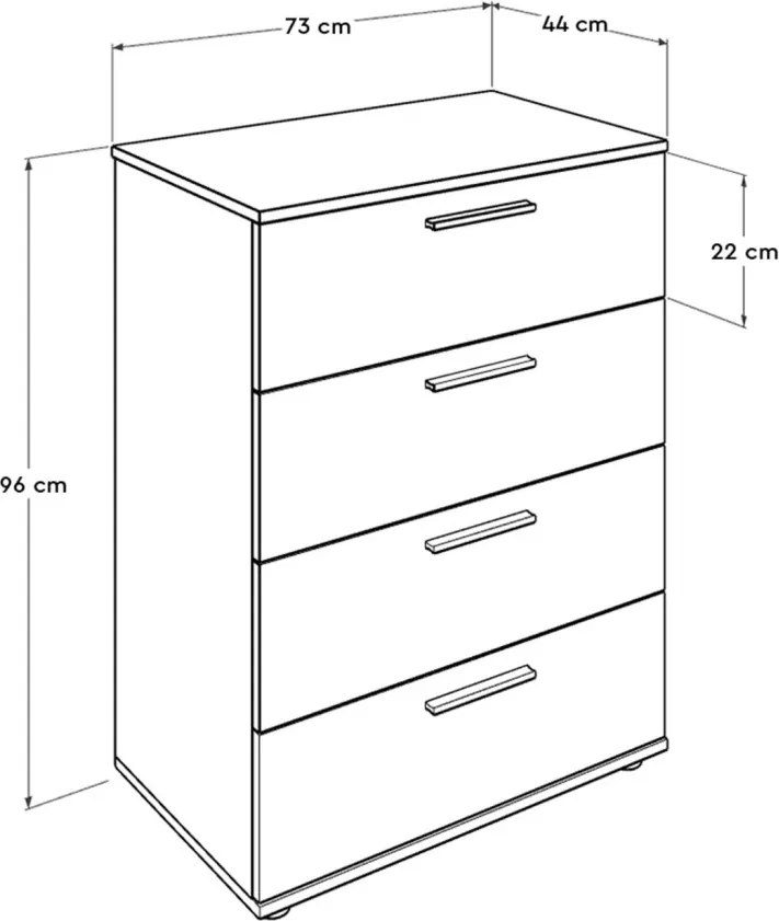 Komód, 73 cm – Sfn-540-Bb-1