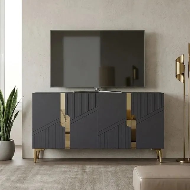 Evva 120 - Anthracite, Gold