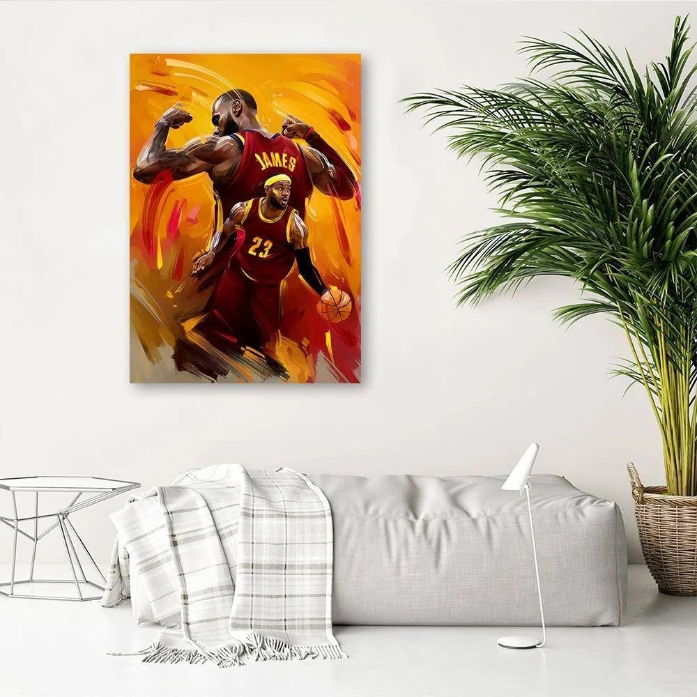 Gario Vászonkép LeBron James - Dmitry Belov Méret: 70 x 100 cm
