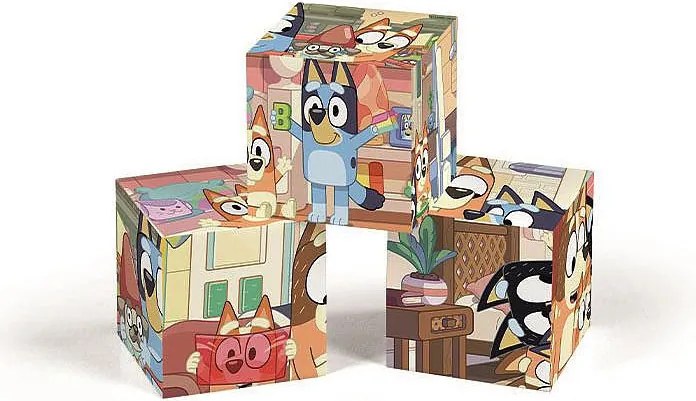 Bluey Play All Day mesekocka 6 db-os Clementoni