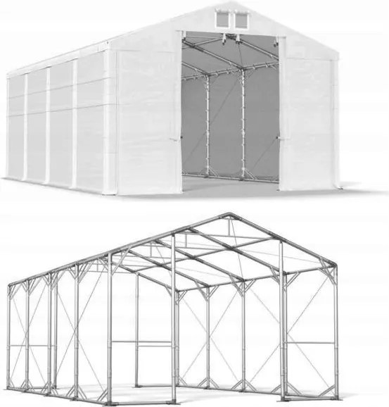 Garázs sátor 8x8m [3,5m] Das 580 Pp