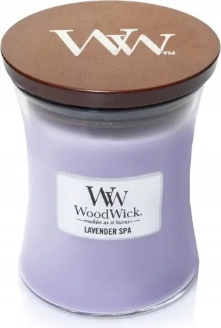 Woodwick Közepes Gyertya Levendula Spa Levendula 275 g