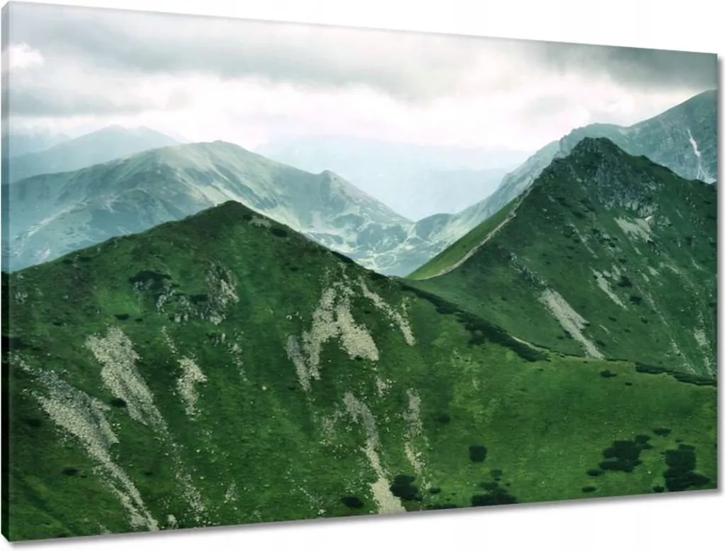 Vászonkép 90x60 Tátra Lengyel hegyek Kilátás