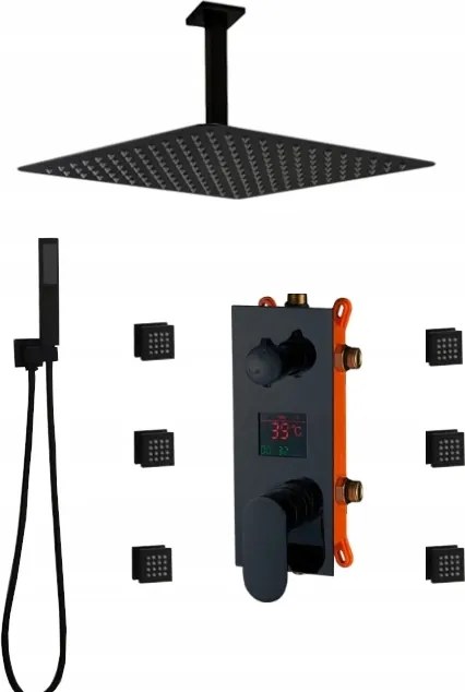 Süllyesztett Hidromasszázs Esőztető Szett