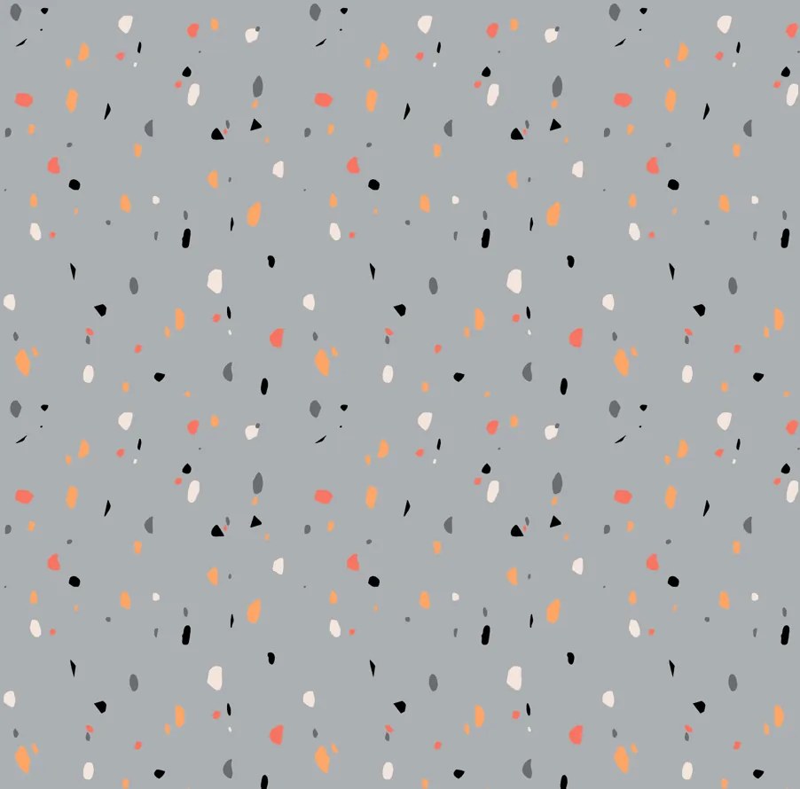 Pamut lepedő gyerekágyra PINTURA szürke 110x160 cm