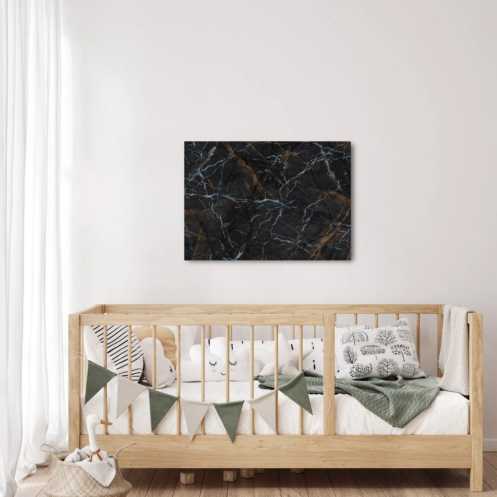 Kép - Fekete márvány (70x50 cm)
