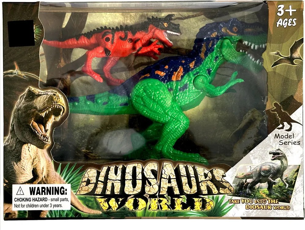 Dinoszaurusz Vulturous műanyag figura 2db-os szett dobozban