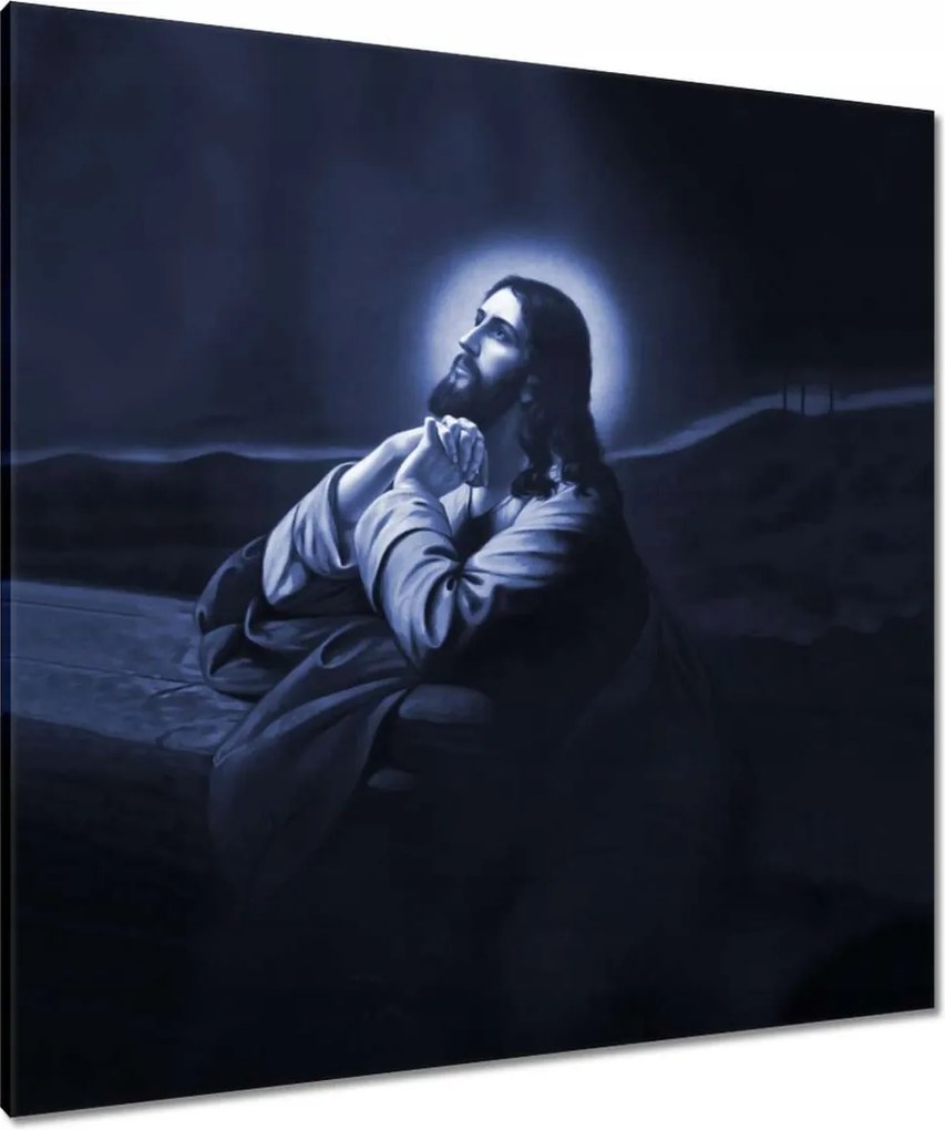 Vászonkép 90x90 Jézus Ima a kertben