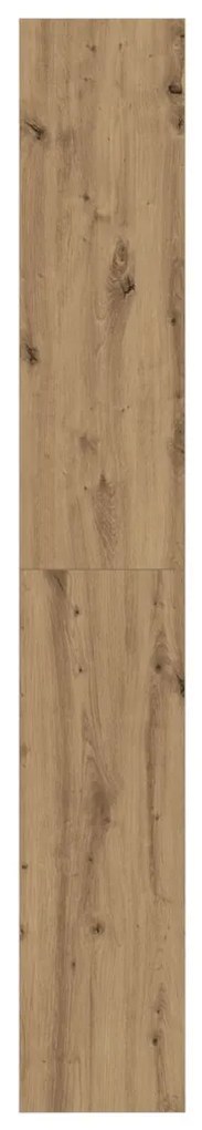 Könyvespolc Mesterséges tölgy Tömör fa 100 x 30 x 198 cm