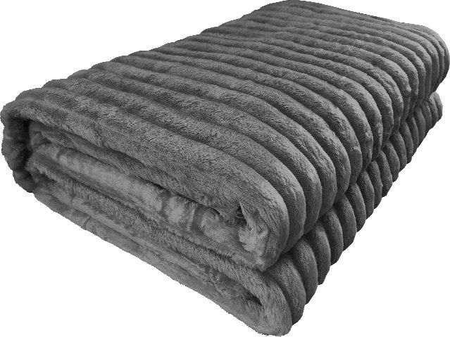 Mikroplüss takaró 160x200cm Viola sötétszürke