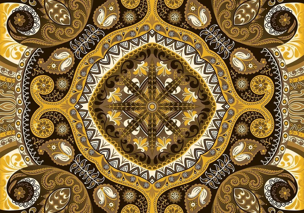 Fotótapéta - Sárga mozaik (152,5x104 cm)