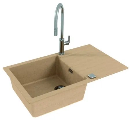 ALVEUS 1132029 - Mosogató CADIT 86x50 cm gránit/bézs