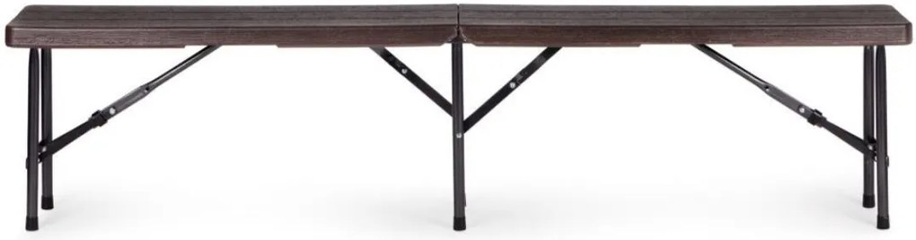 Catering készlet asztal + 2 pad 180cm Wooden Brown