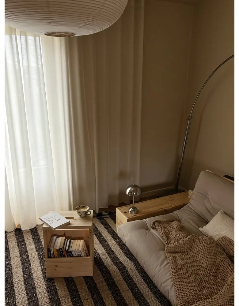 Natúr színű borovi fenyő éjjeliszekrény Grab It – Karup Design