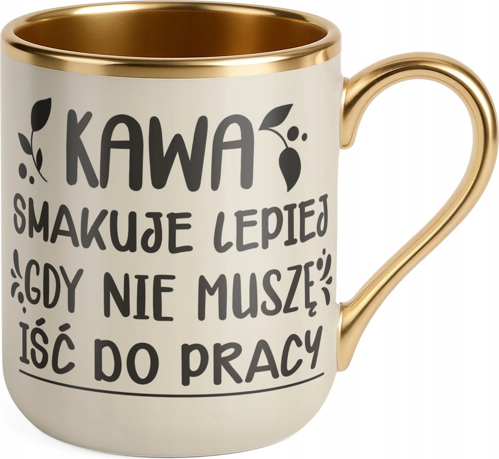 Prémium Bögre Arany Ekrü Nyugdíjas Ajándék