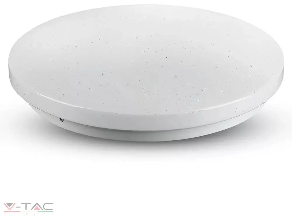 V-Tac 48 Cm 36W LED Csillogó Búrás Kör Mennyezeti Lámpa Állítható Színhőmérséklet -tel 3900 Lumen