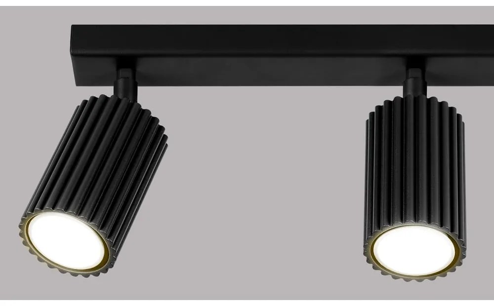 Fekete spotlámpa 6,5x45 cm Gleam – Sollux