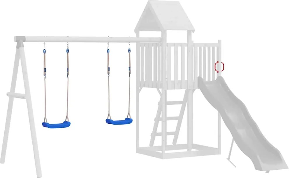 vidaXL 2 db kék polietilén hinta kötéllel 37 x 15 cm