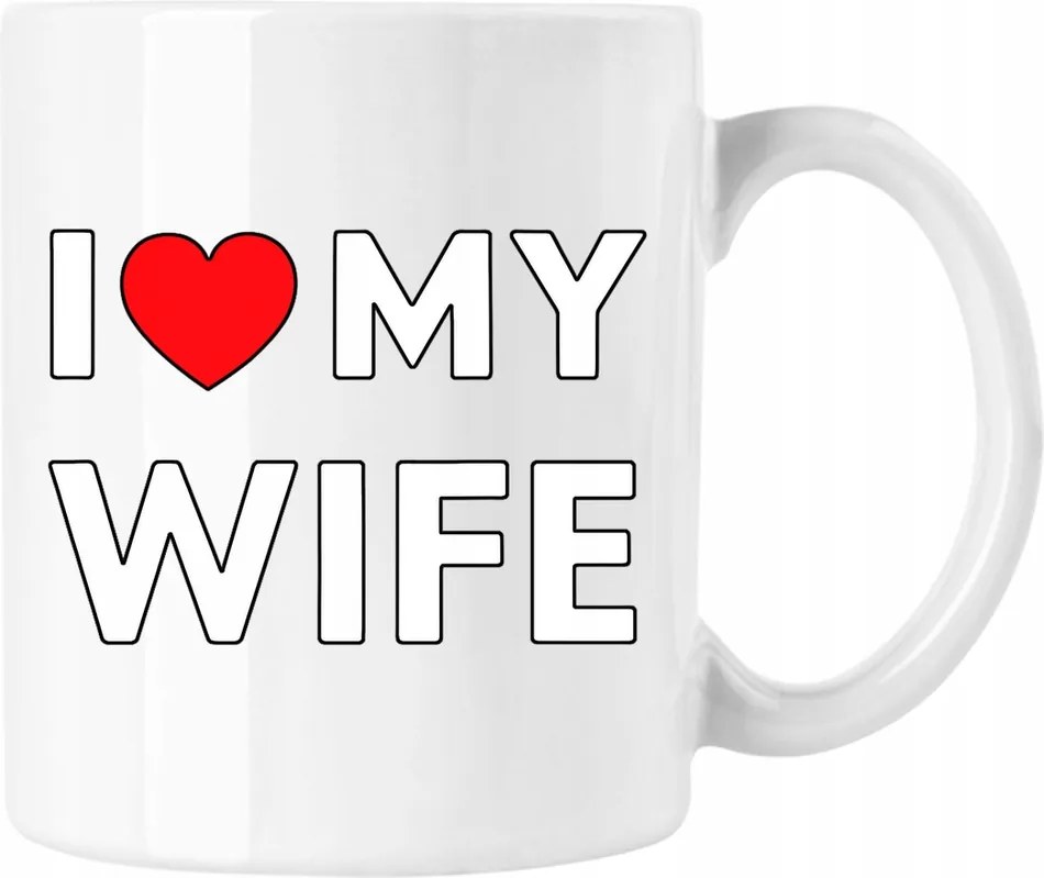 Bögre feleség esküvő vicces fehér 330ml