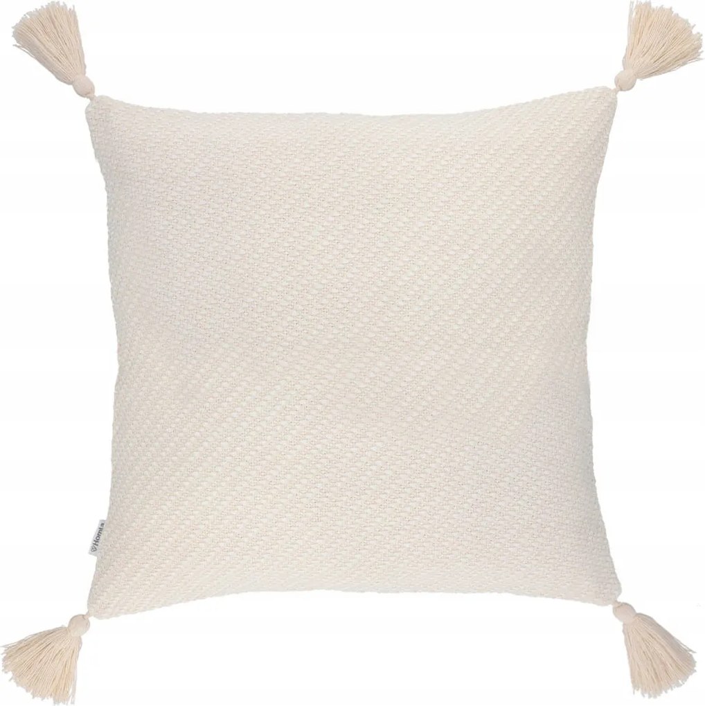 Morris párnahuzat ekrü rojtokkal 45x45 cm Homla