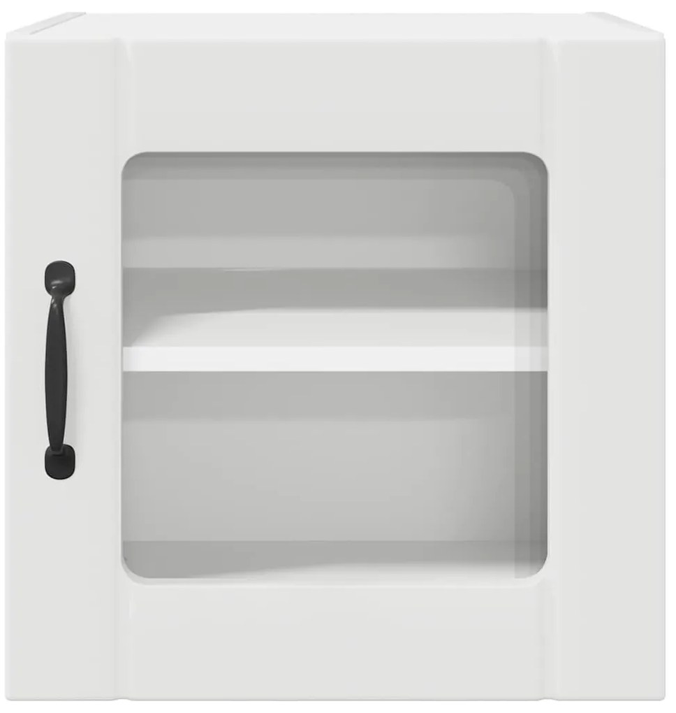 Fali konyhaszekrény 2 pcs Fehér 40 x 31 x 40 cm Faanyag