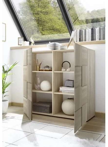 Komód SERIAN sonoma tölgy