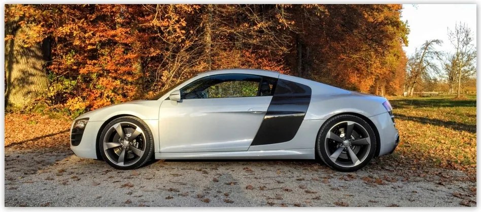 Fotótapéta flizelina 211x91 fehér Audi Tt