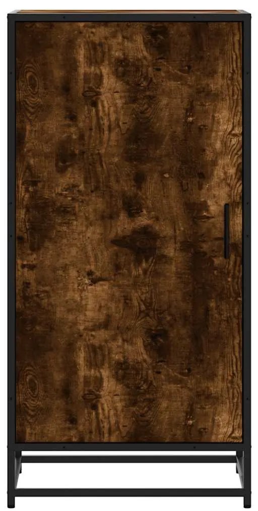 füstös tölgy színű szerelt fa cipőtartó 48x38x97,5 cm