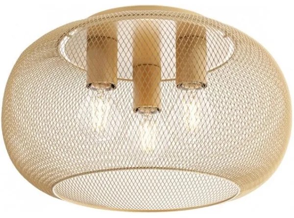 Redo 01-3139 - Mennyezeti lámpa CROKET 3xE27/42W/230V átm. 40 cm arany