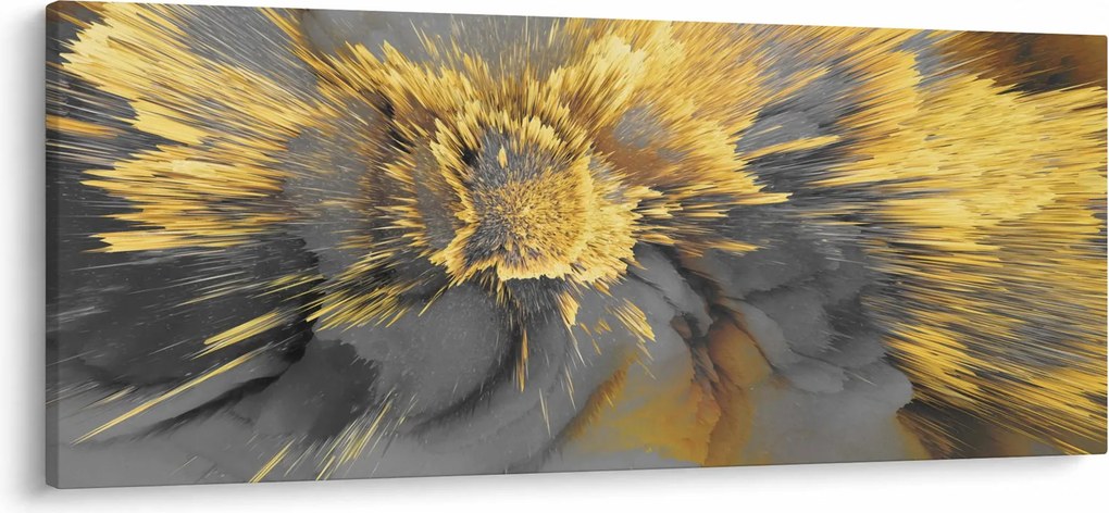 Kép - Arany expanzió (120x50 cm)
