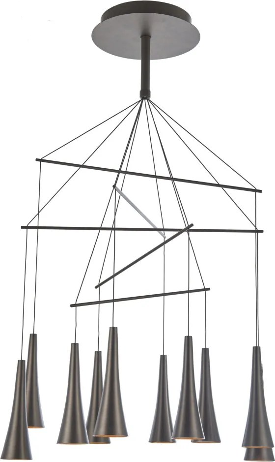Italux LUCA MD16115-10A Függőlámpa 10x50W/LED IP20